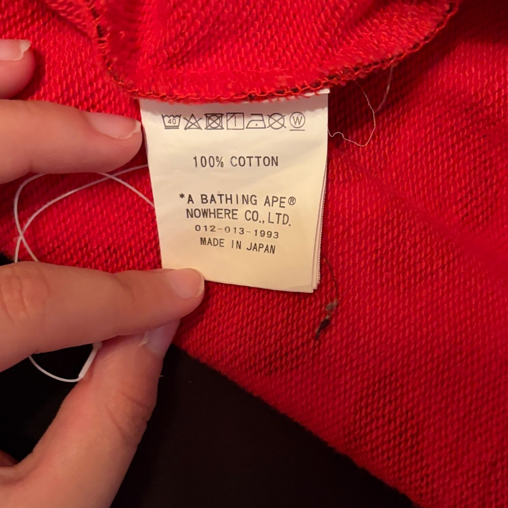 Bape Red Women's Sweater - Picture 6 of 7